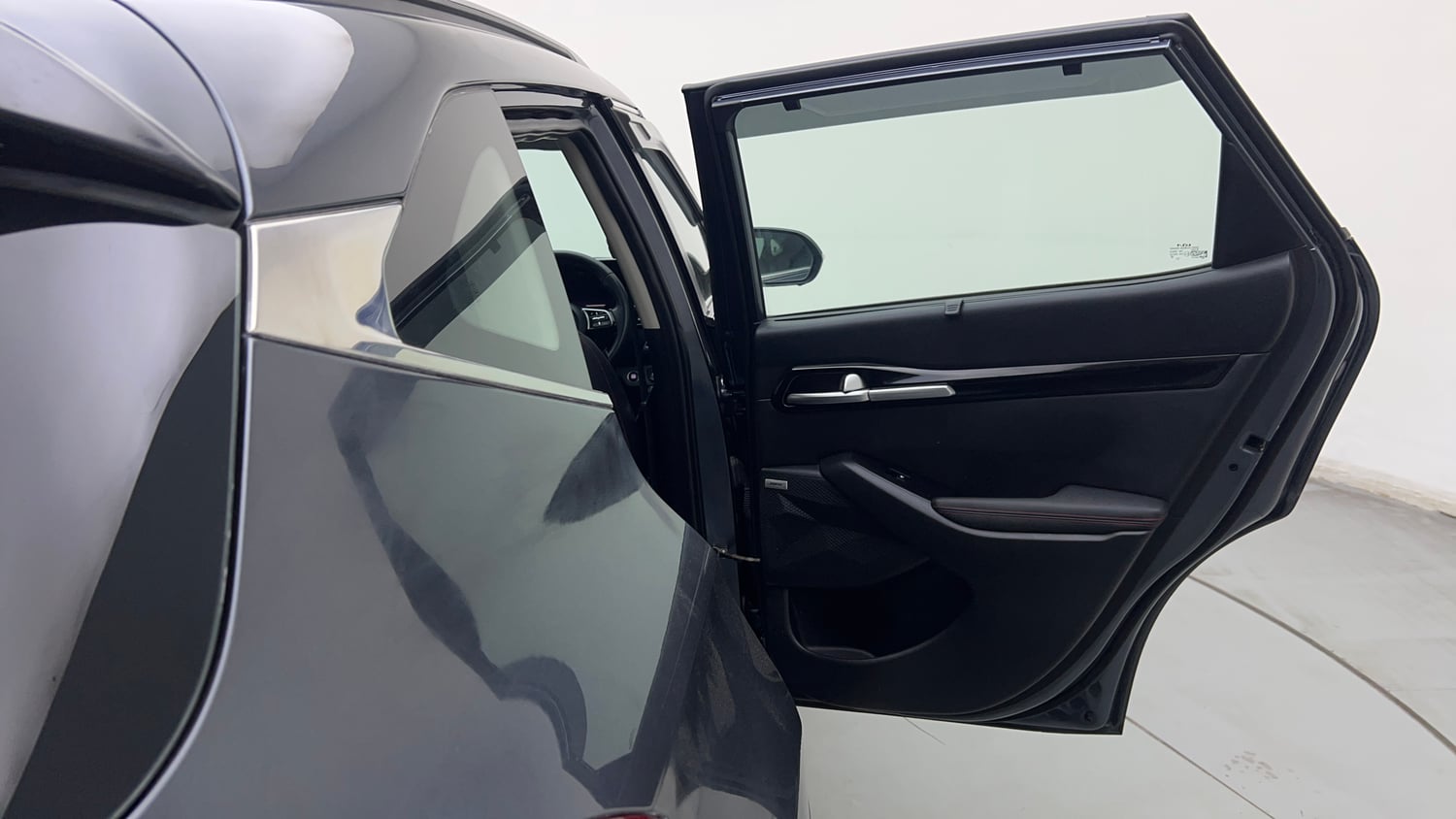 Used 2023 Kia Seltos GTX Plus 1.4 DCT Petrol Automatic interior RIGHT REAR DOOR OPEN VIEW