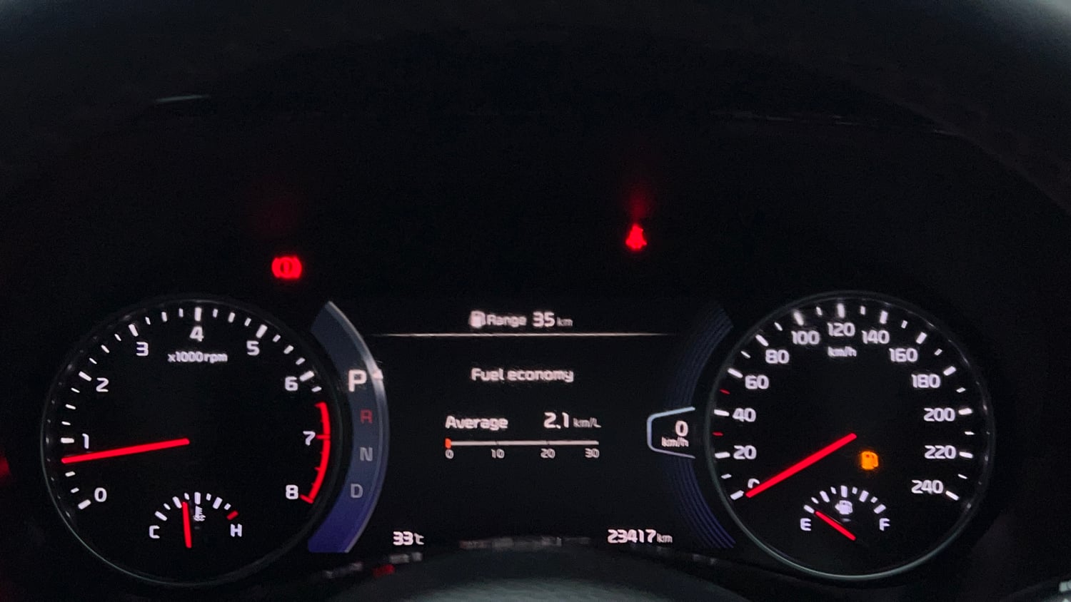 Used 2023 Kia Seltos GTX Plus 1.4 DCT Petrol Automatic interior CLUSTERMETER VIEW