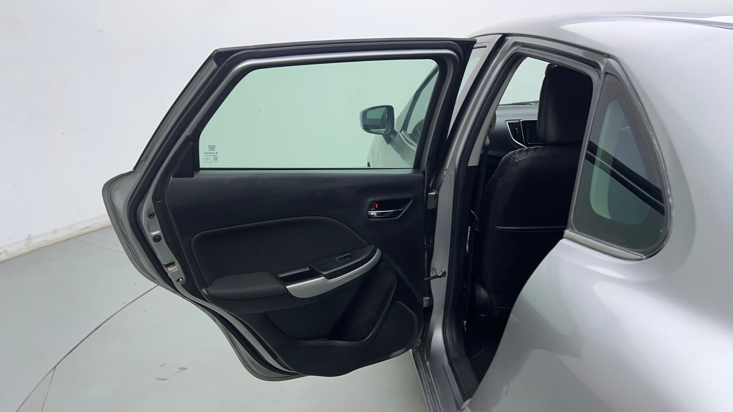 Used 2018 Maruti Suzuki Baleno Alpha 1.2 Petrol Manual interior LEFT REAR DOOR OPEN VIEW