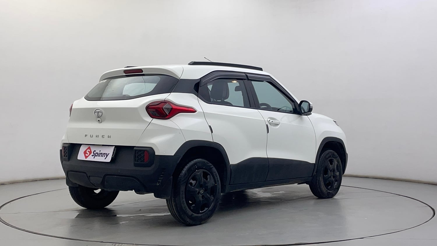 Used 2023 Tata Punch Accomplished AMT Petrol Automatic exterior RIGHT REAR CORNER VIEW