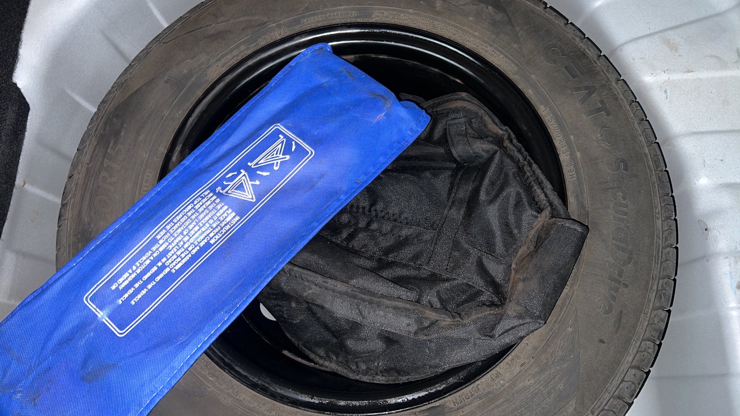 Used 2024 Tata Punch Creative Plus AMT Petrol Automatic tyres SPARE TYRE VIEW