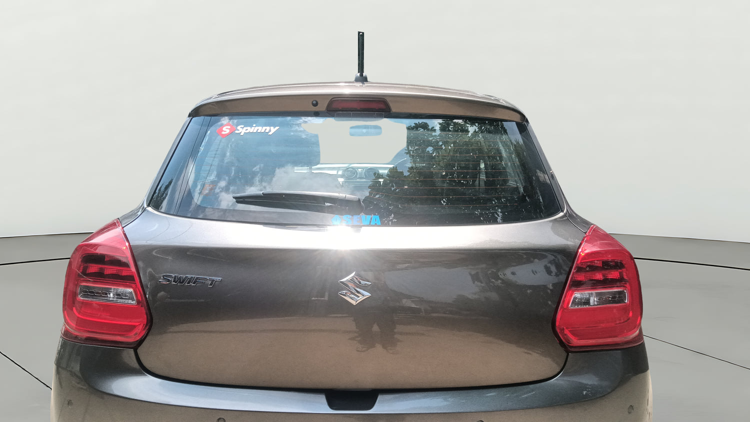 Used 2019 Maruti Suzuki Swift ZXi Petrol Manual exterior BACK WINDSHIELD VIEW