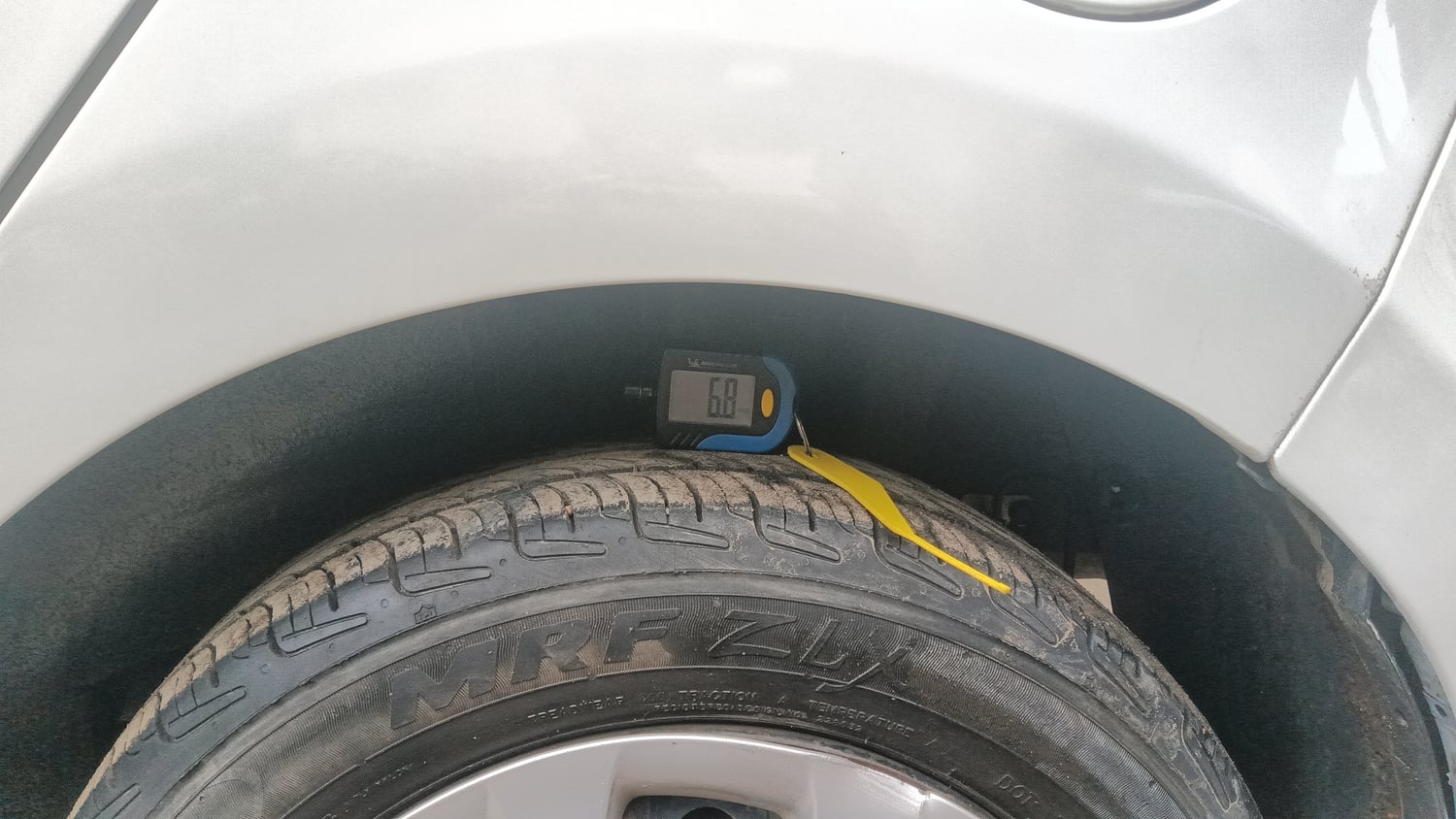 Used 2016 Hyundai Grand i10 Magna 1.2 Kappa VTVT Petrol Manual tyres LEFT REAR TYRE TREAD VIEW