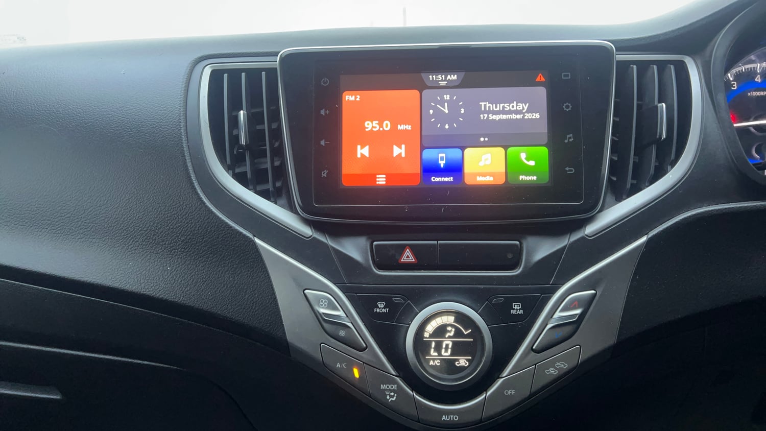 Used 2022 Maruti Suzuki Baleno Zeta Petrol Manual interior MUSIC SYSTEM & AC CONTROL VIEW