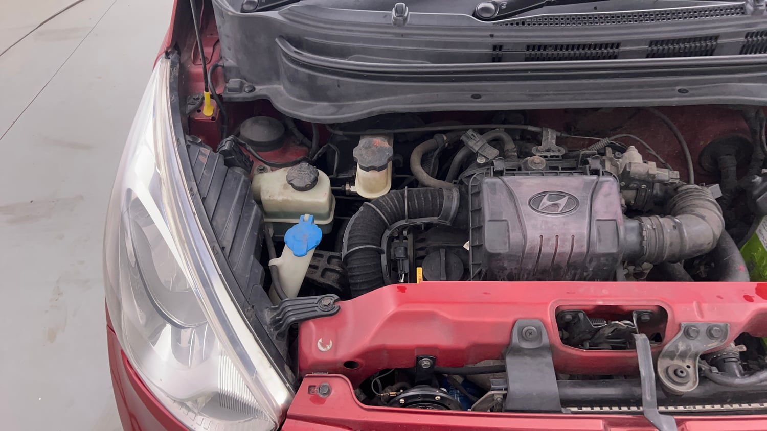 Used 2013 Hyundai Eon D-Lite + Petrol Manual engine ENGINE RIGHT SIDE VIEW