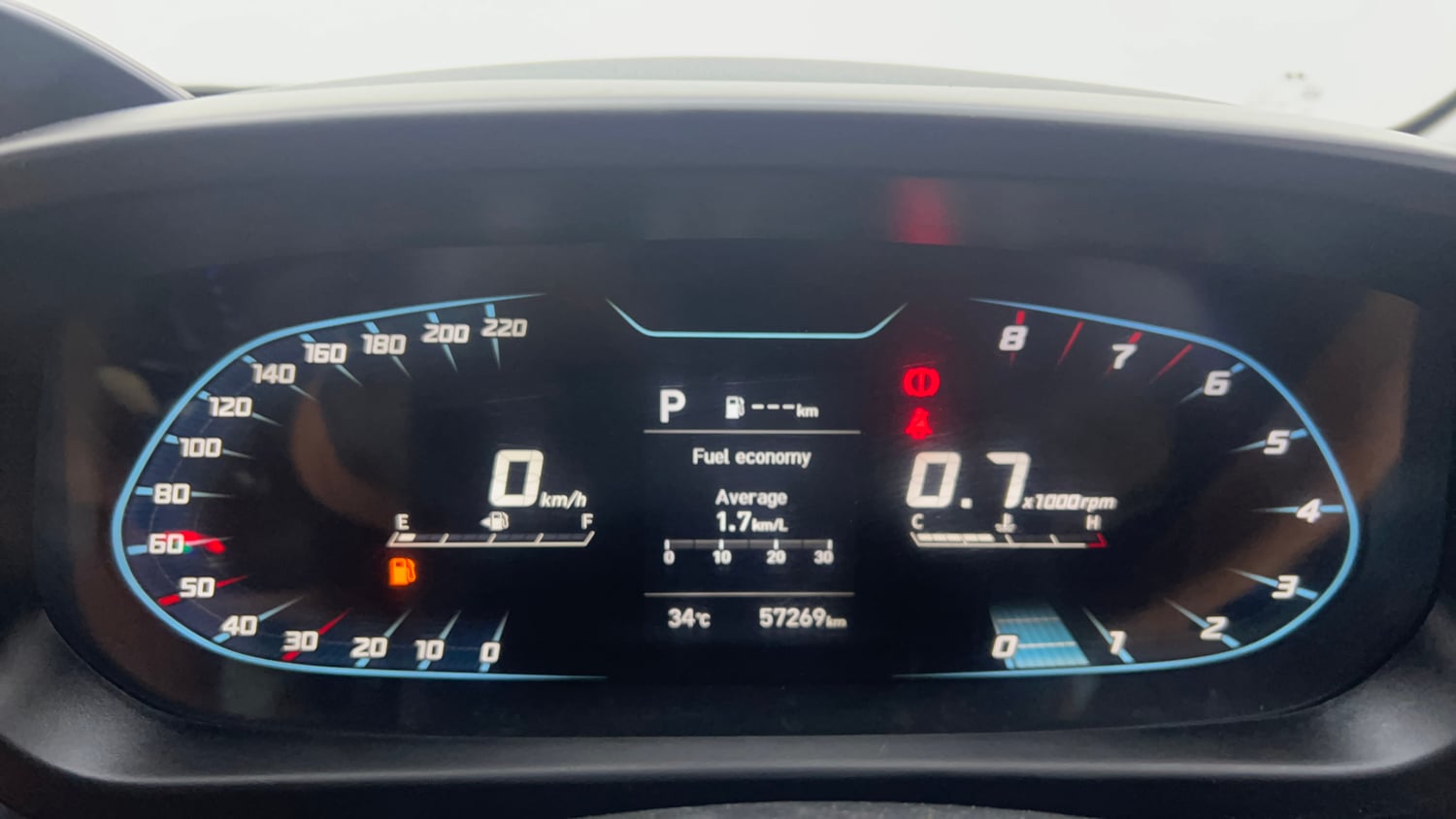 Used 2021 Hyundai i20 Asta 1.2 IVT Petrol Automatic interior CLUSTERMETER VIEW
