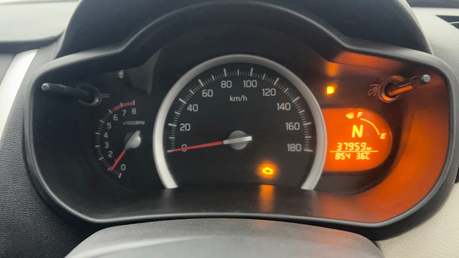 Used 2016 Maruti Suzuki Celerio VXi AMT Petrol Automatic interior CLUSTERMETER VIEW