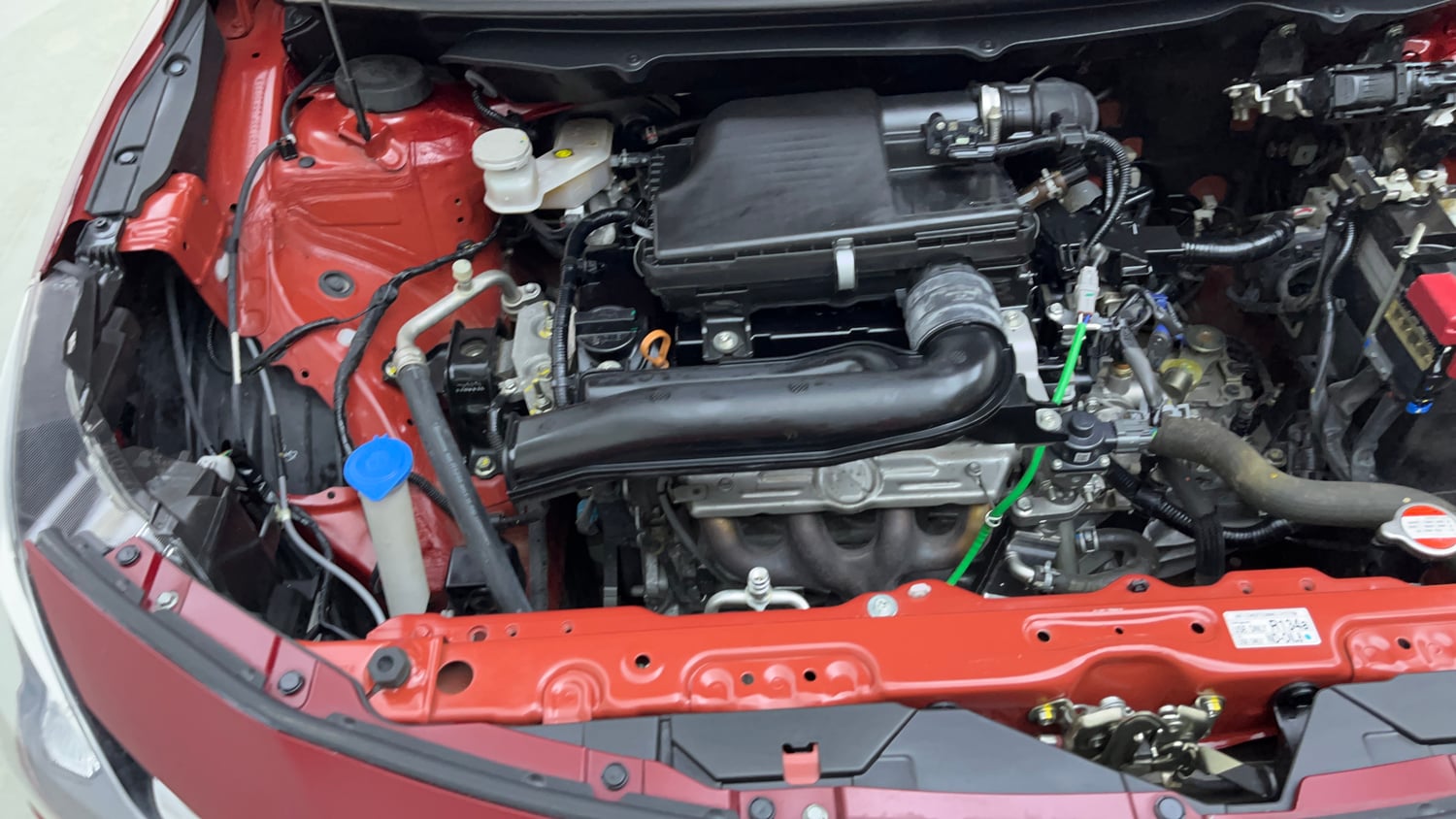 Used 2024 Maruti Suzuki Baleno Alpha MT Petrol Manual engine ENGINE RIGHT SIDE VIEW