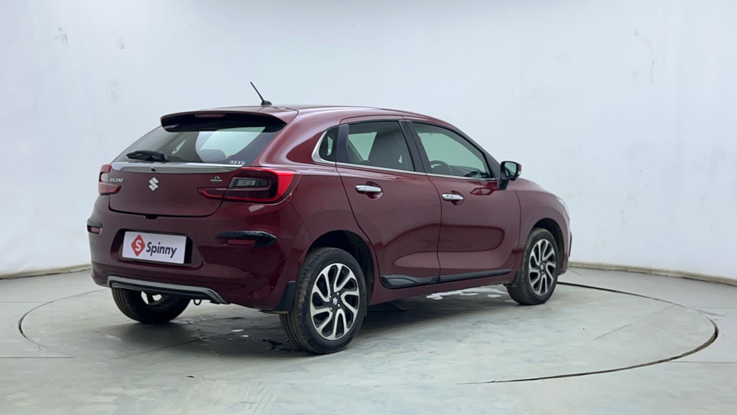 Used 2024 Maruti Suzuki Baleno Alpha MT Petrol Manual exterior RIGHT REAR CORNER VIEW