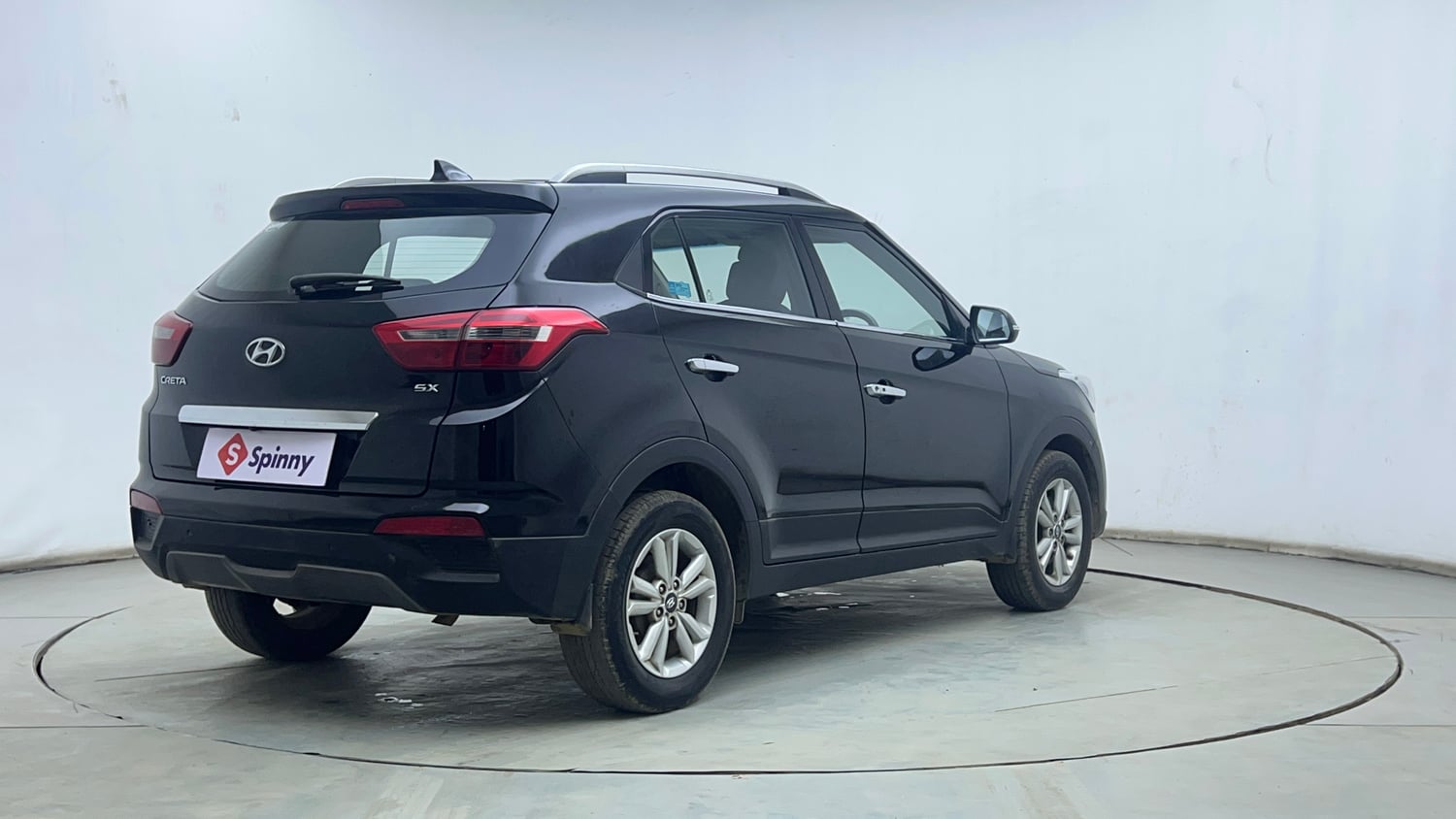 Used 2017 Hyundai Creta 1.6 SX Plus Petrol Petrol Manual exterior RIGHT REAR CORNER VIEW