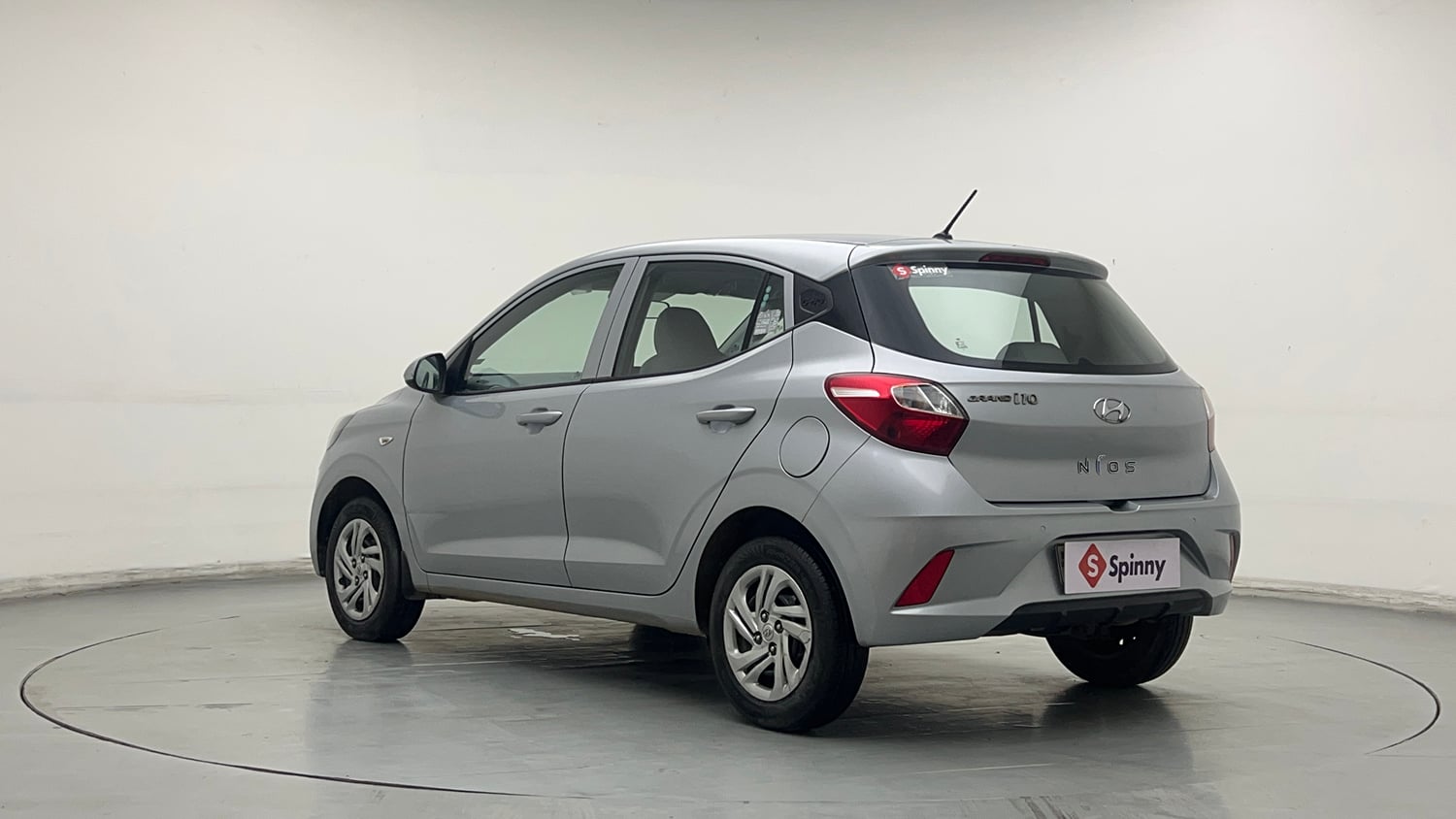 Used 2022 Hyundai Grand i10 Nios Magna 1.2 Kappa VTVT Petrol Manual exterior LEFT REAR CORNER VIEW