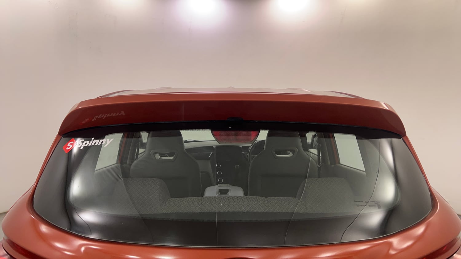 Used 2016 Mahindra KUV100 K4 5 STR Petrol Manual exterior BACK WINDSHIELD VIEW