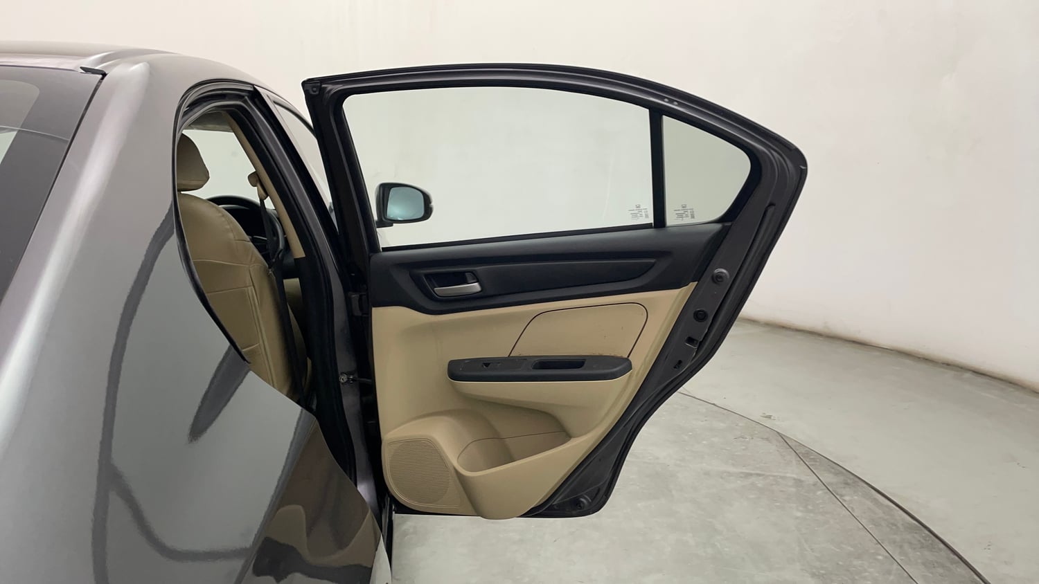 Used 2018 Honda Amaze 1.2 S CVT Petrol Petrol Automatic interior RIGHT REAR DOOR OPEN VIEW