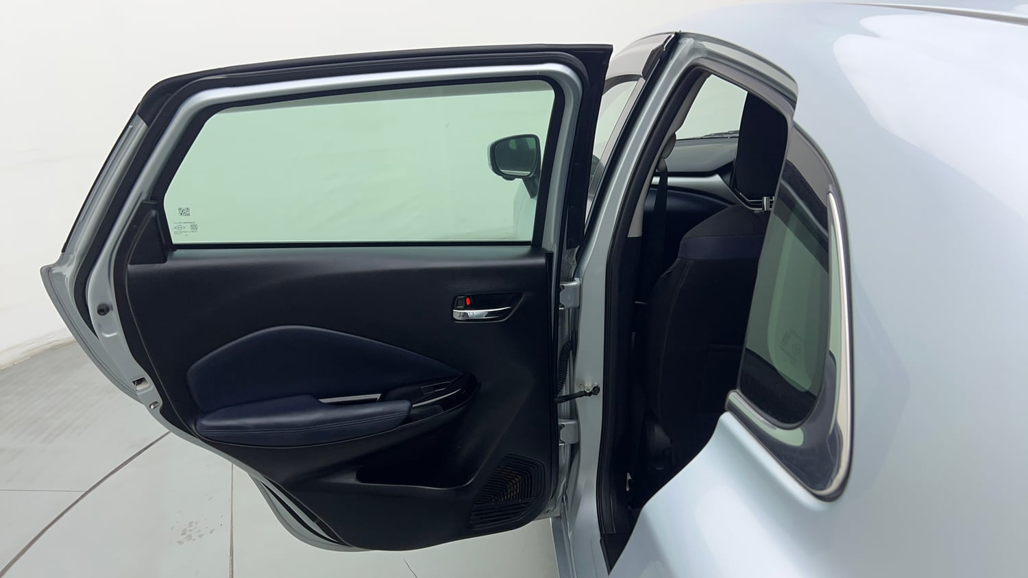 Used 2024 Maruti Suzuki Baleno Alpha MT Petrol Manual interior LEFT REAR DOOR OPEN VIEW