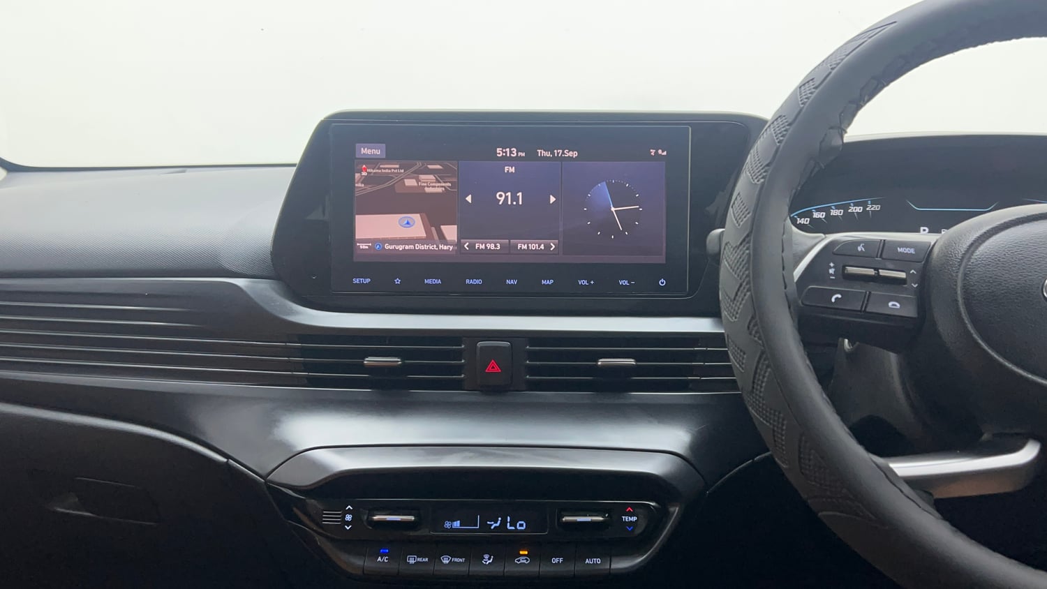 Used 2021 Hyundai i20 Asta 1.2 IVT Petrol Automatic interior MUSIC SYSTEM & AC CONTROL VIEW