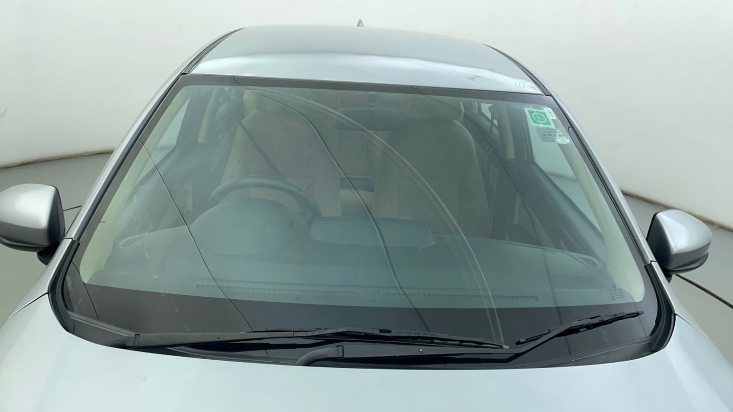 Used 2018 Honda Amaze 1.2 S MT Petrol Petrol Manual exterior FRONT WINDSHIELD VIEW