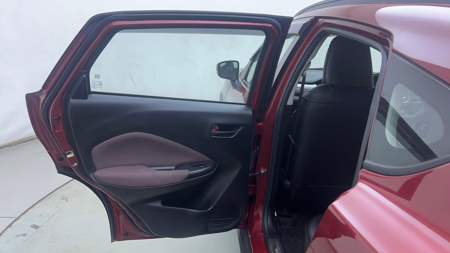 Used 2024 Maruti Suzuki Fronx Delta Plus (O) 1.2L MT Petrol Manual interior LEFT REAR DOOR OPEN VIEW