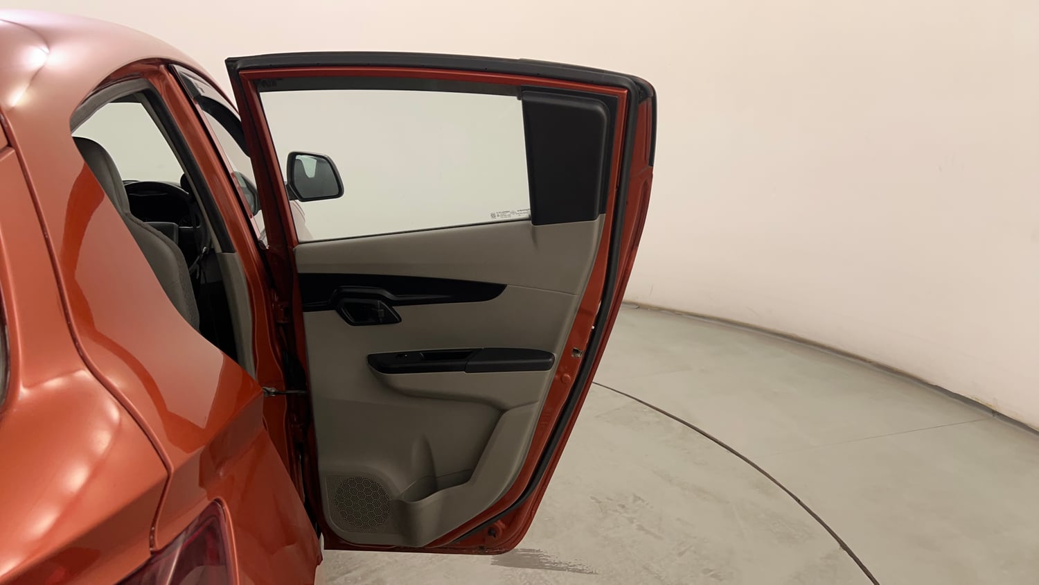 Used 2016 Mahindra KUV100 K4 5 STR Petrol Manual interior RIGHT REAR DOOR OPEN VIEW