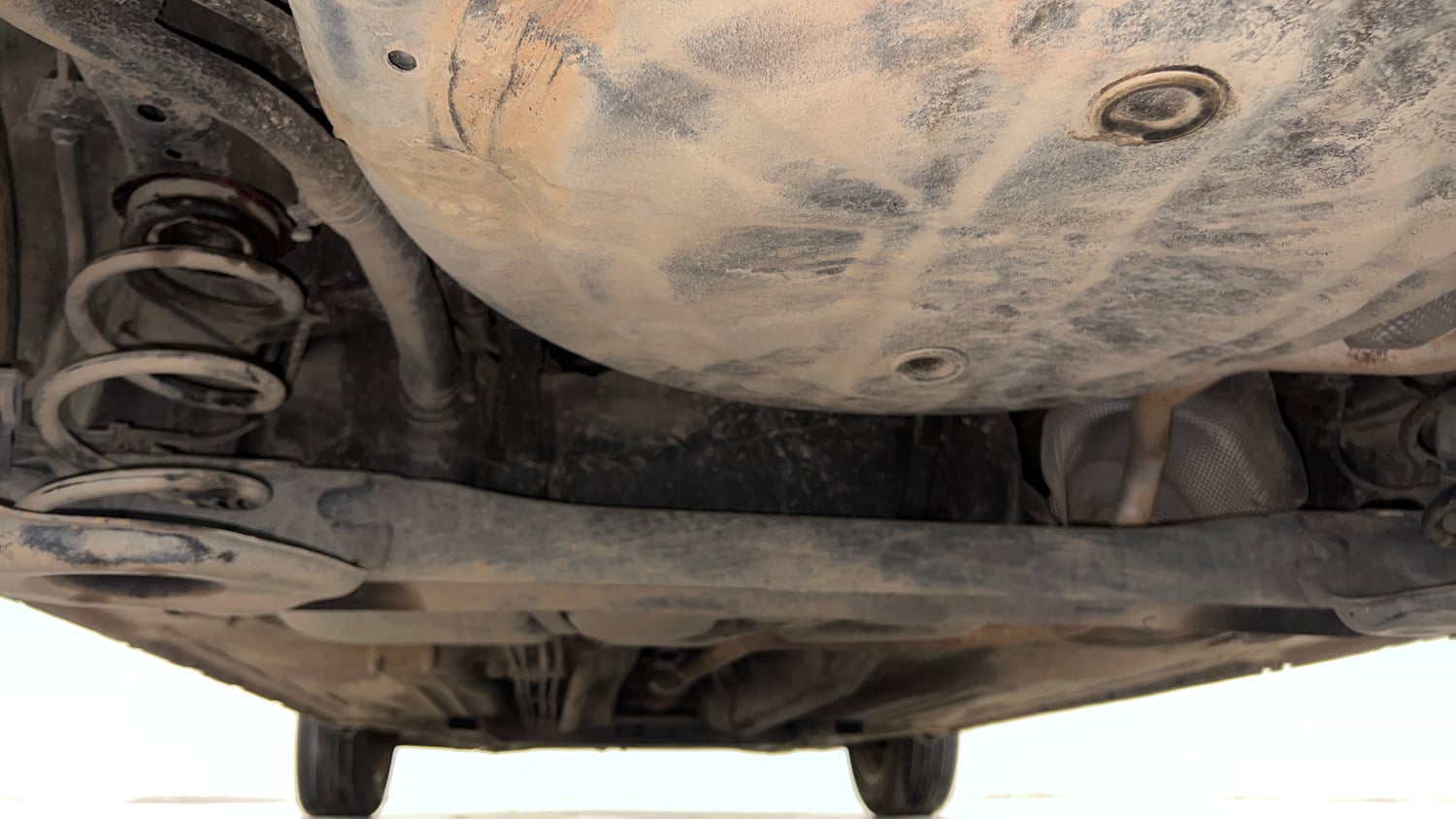 Used 2016 Nissan Micra XV CVT Petrol Automatic extra REAR UNDERBODY VIEW (TAKEN FROM REAR)