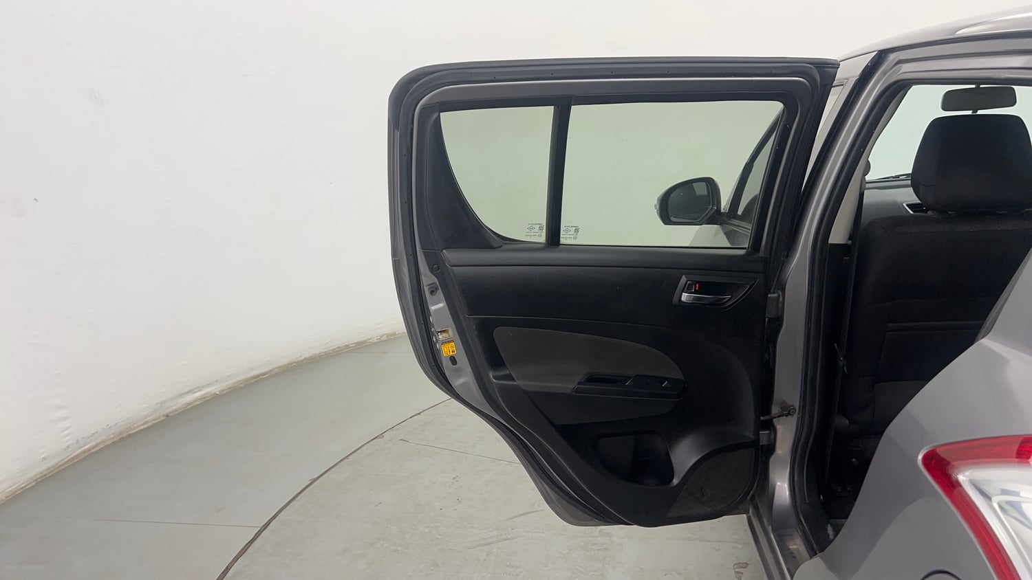 Used 2012 Maruti Suzuki Swift VXi Petrol Manual interior LEFT REAR DOOR OPEN VIEW