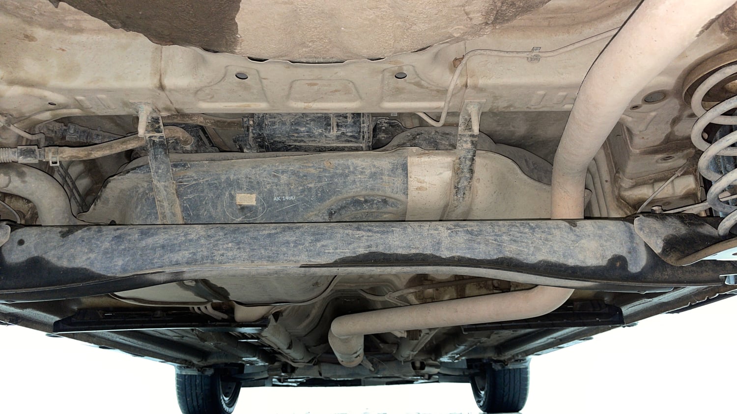 Used 2019 Kia Seltos GTX Plus 1.4 Petrol Manual extra REAR UNDERBODY VIEW (TAKEN FROM REAR)