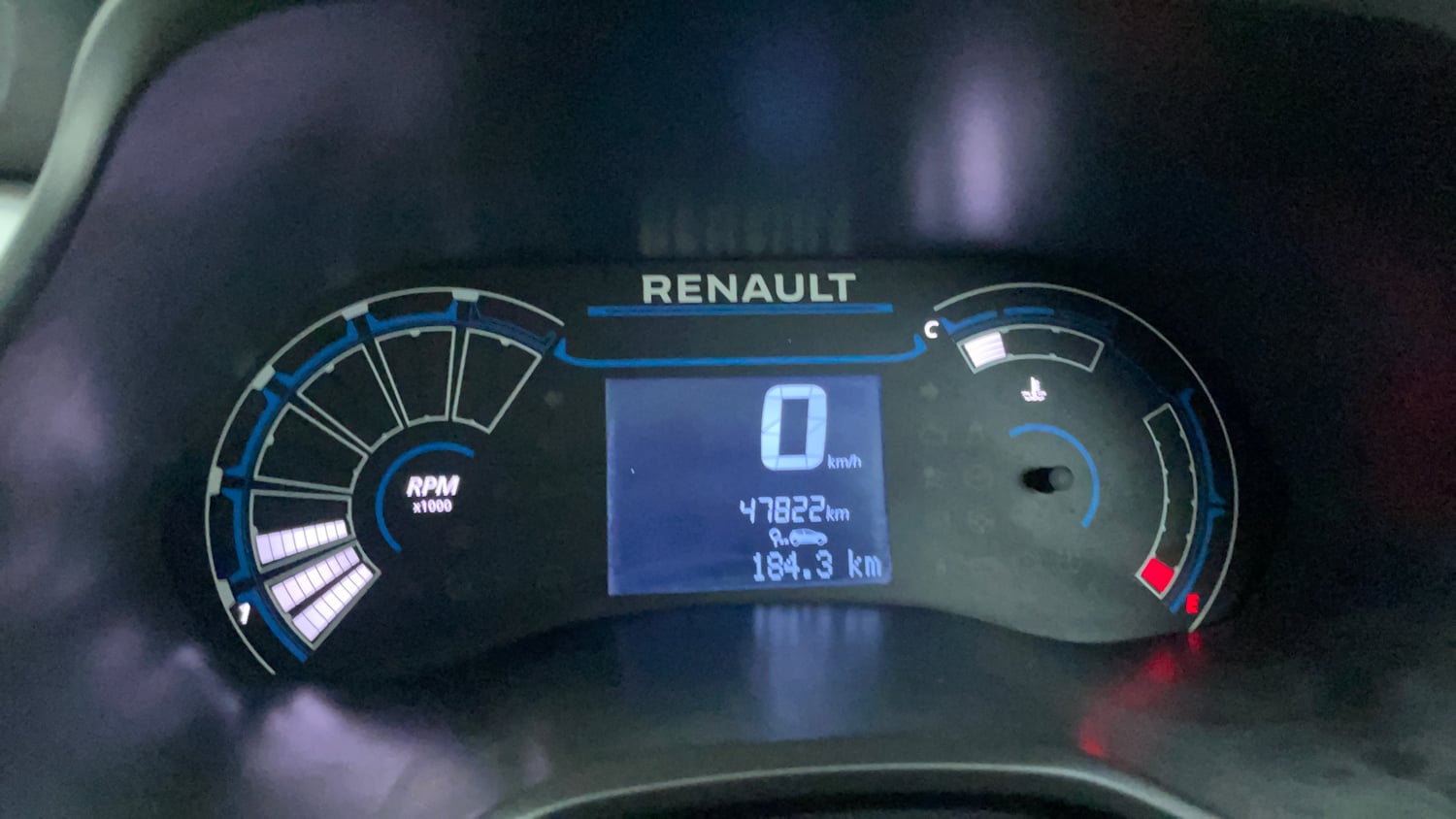 Used 2019 Renault Triber RXZ Petrol Manual interior CLUSTERMETER VIEW