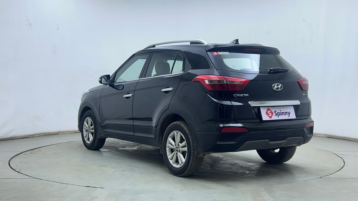 Used 2017 Hyundai Creta 1.6 SX Plus Petrol Petrol Manual exterior LEFT REAR CORNER VIEW