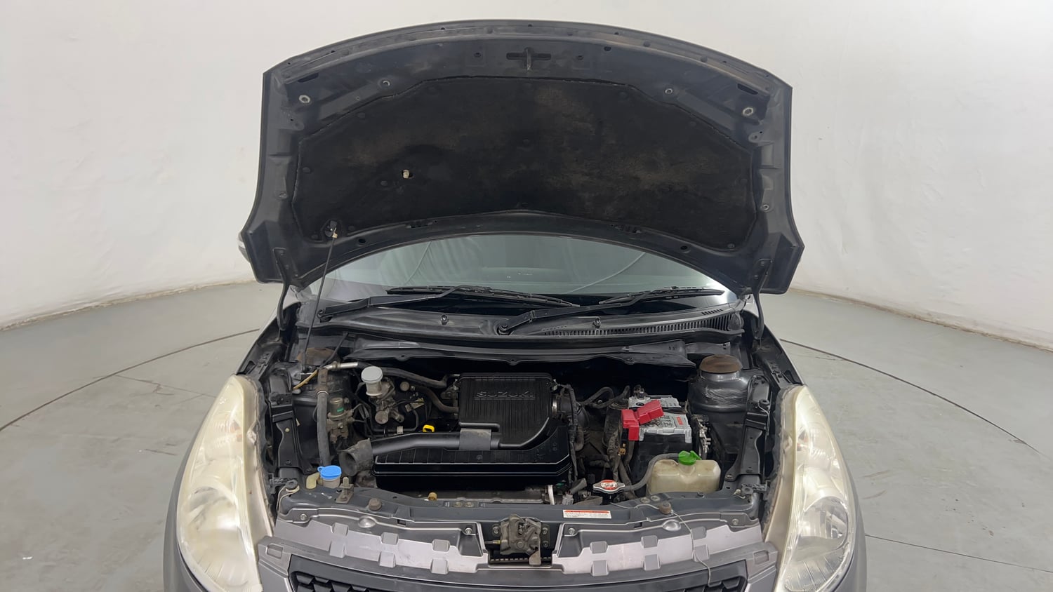 Used 2012 Maruti Suzuki Swift VXi Petrol Manual engine ENGINE & BONNET OPEN FRONT VIEW