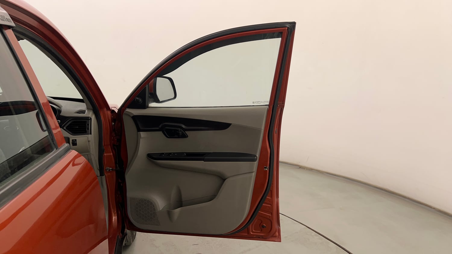 Used 2016 Mahindra KUV100 K4 5 STR Petrol Manual interior RIGHT FRONT DOOR OPEN VIEW