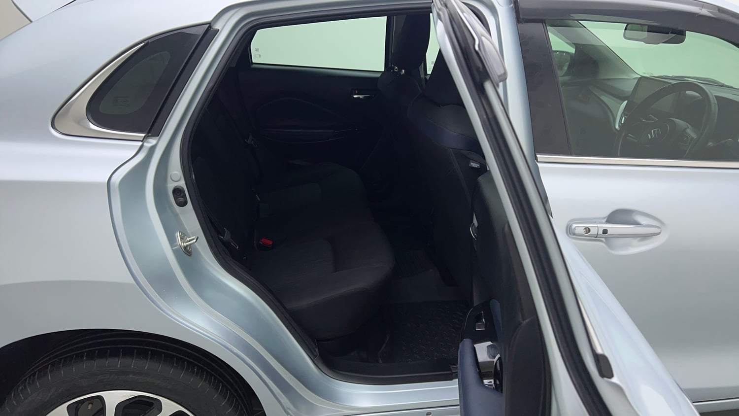 Used 2024 Maruti Suzuki Baleno Alpha MT Petrol Manual interior RIGHT SIDE REAR DOOR CABIN VIEW