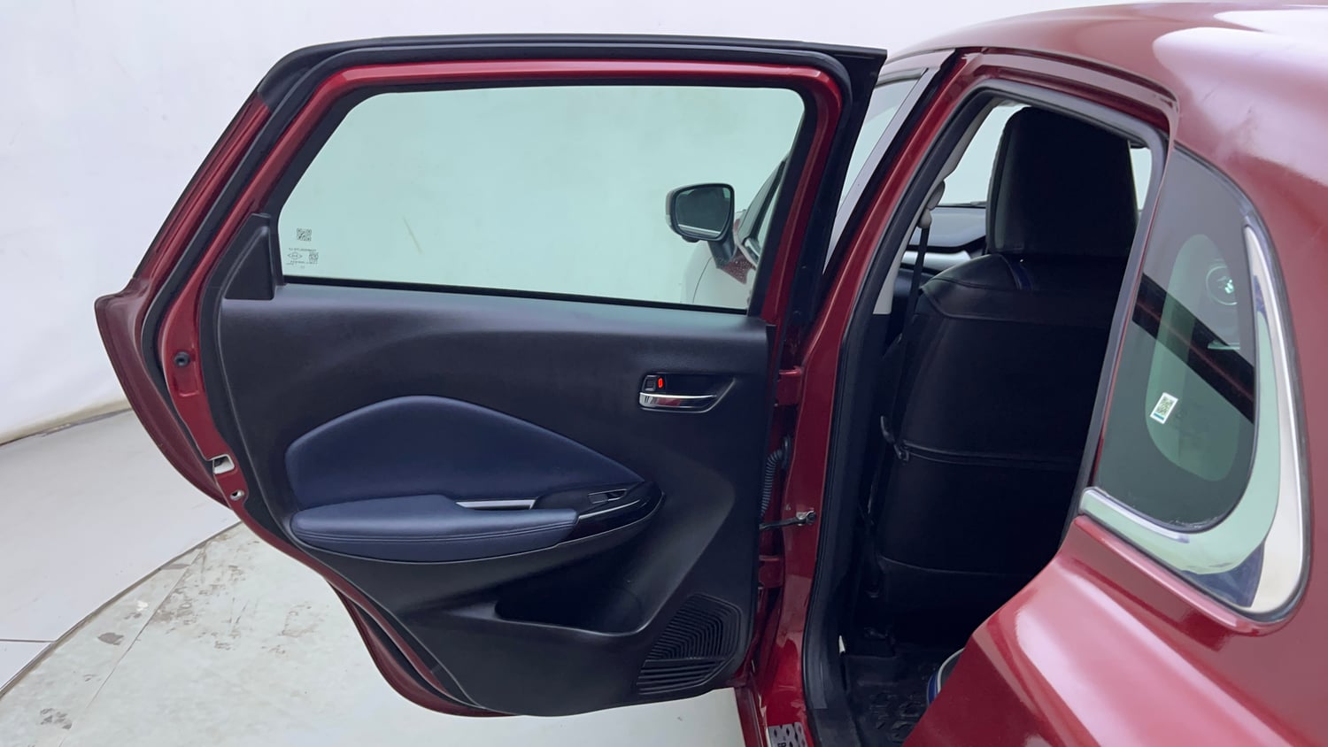 Used 2024 Maruti Suzuki Baleno Alpha MT Petrol Manual interior LEFT REAR DOOR OPEN VIEW