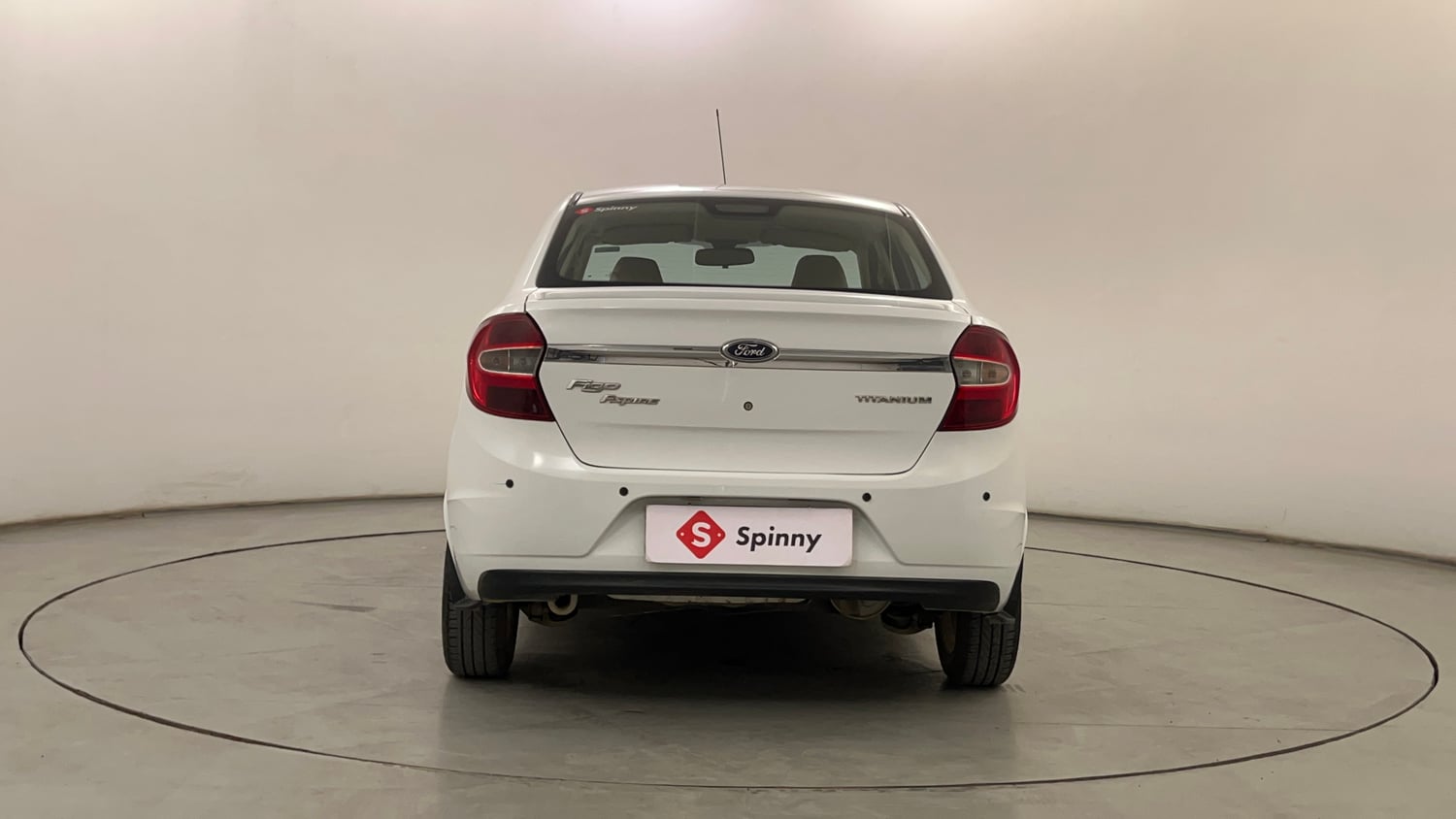 Used 2016 Ford Figo Aspire Titanium 1.2 Ti-VCT Petrol Manual exterior BACK VIEW