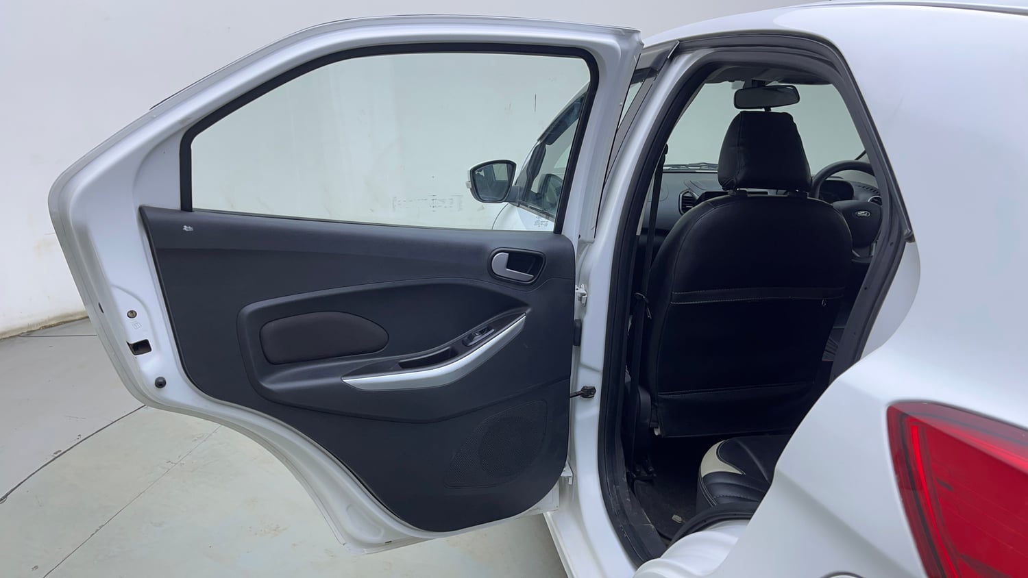 Used 2016 Ford Figo Trend 1.2 Ti-VCT Petrol Manual interior LEFT REAR DOOR OPEN VIEW
