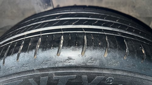 Used 2022 Honda City V CVT Petrol Petrol Automatic tyres RIGHT REAR TYRE TREAD VIEW