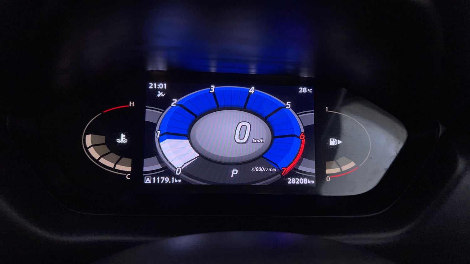 Used 2023 Nissan Magnite XV Premium Turbo CVT Petrol Automatic interior CLUSTERMETER VIEW