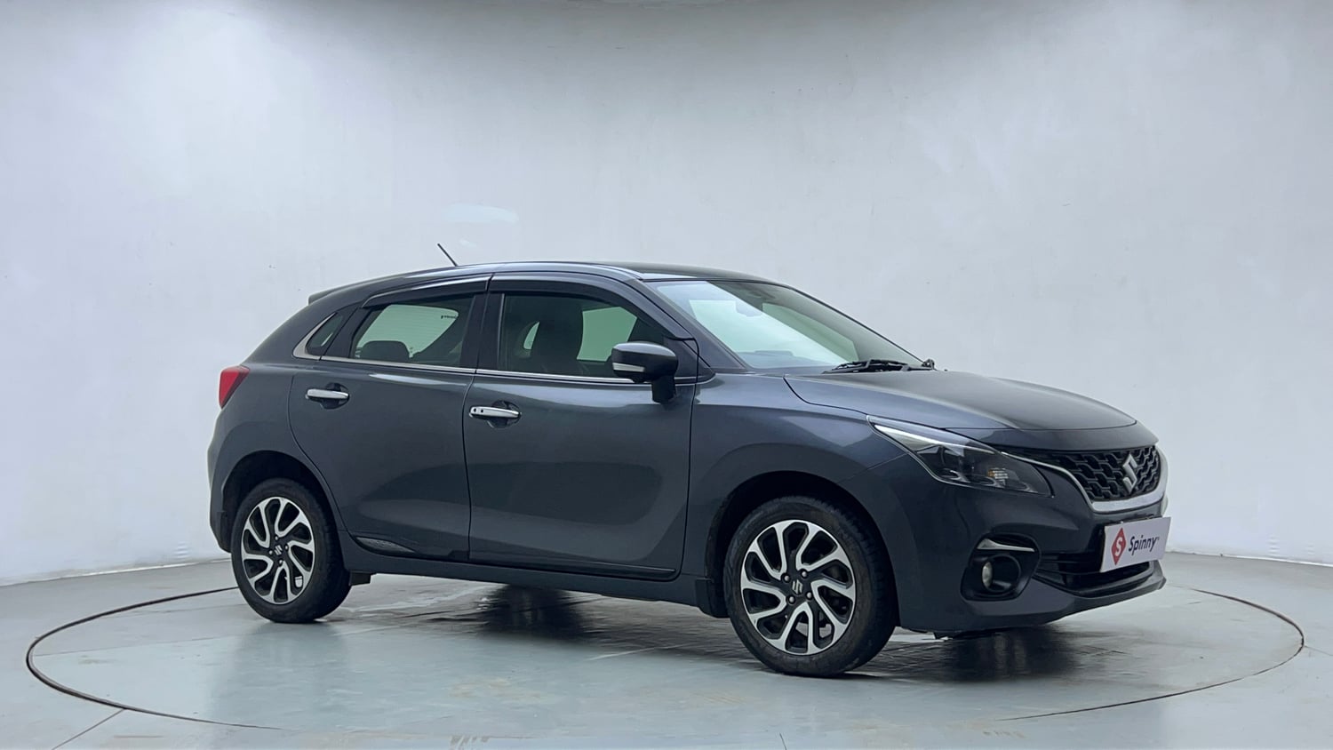 Used 2022 Maruti Suzuki Baleno Alpha MT Petrol Manual exterior RIGHT FRONT CORNER VIEW