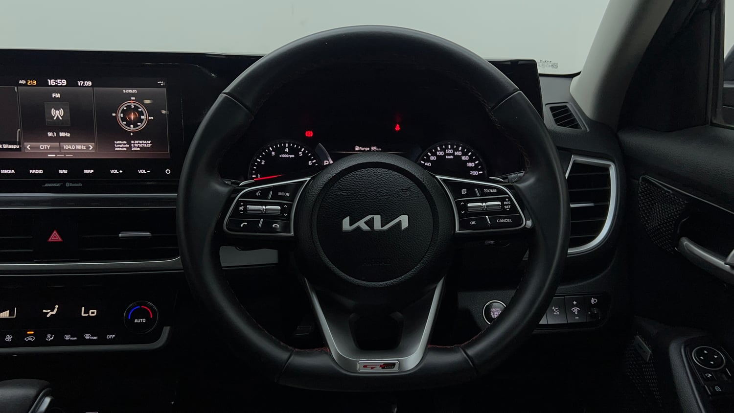 Used 2023 Kia Seltos GTX Plus 1.4 DCT Petrol Automatic interior STEERING VIEW