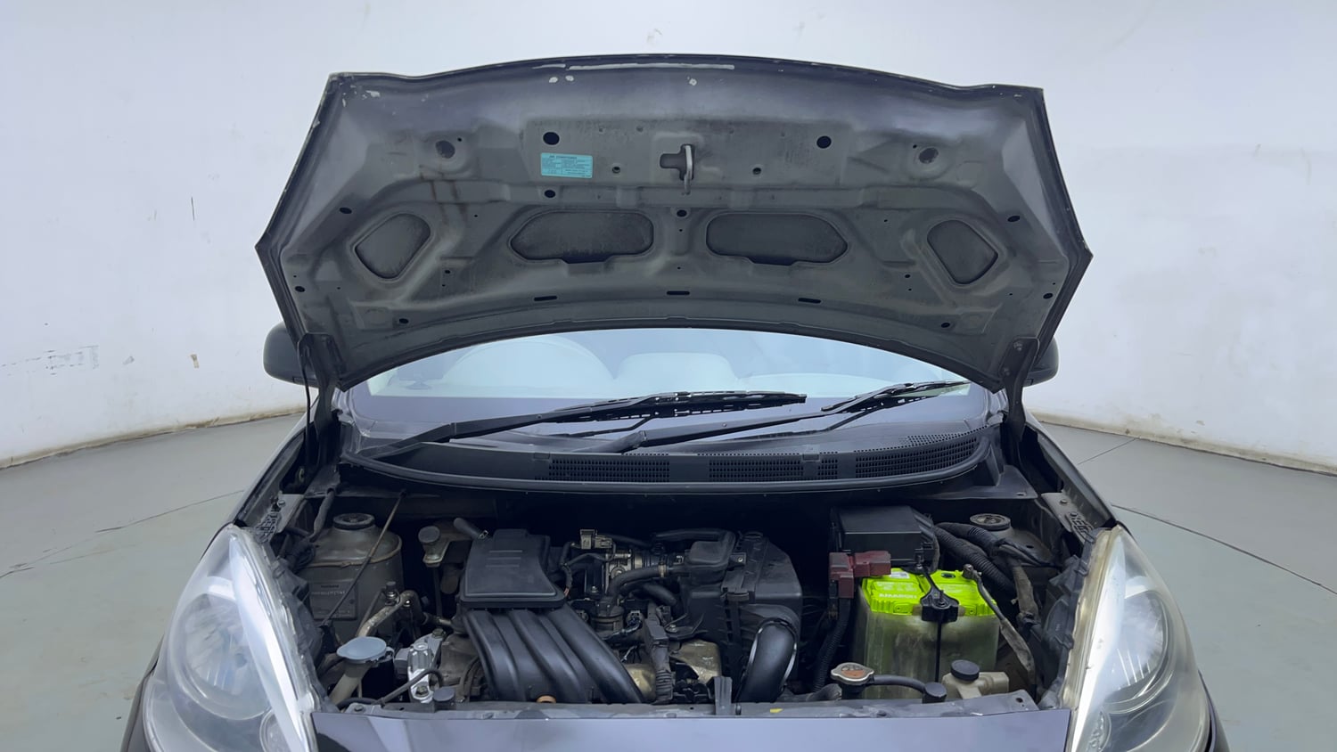 Used 2015 Nissan Micra XL Petrol Manual engine ENGINE & BONNET OPEN FRONT VIEW