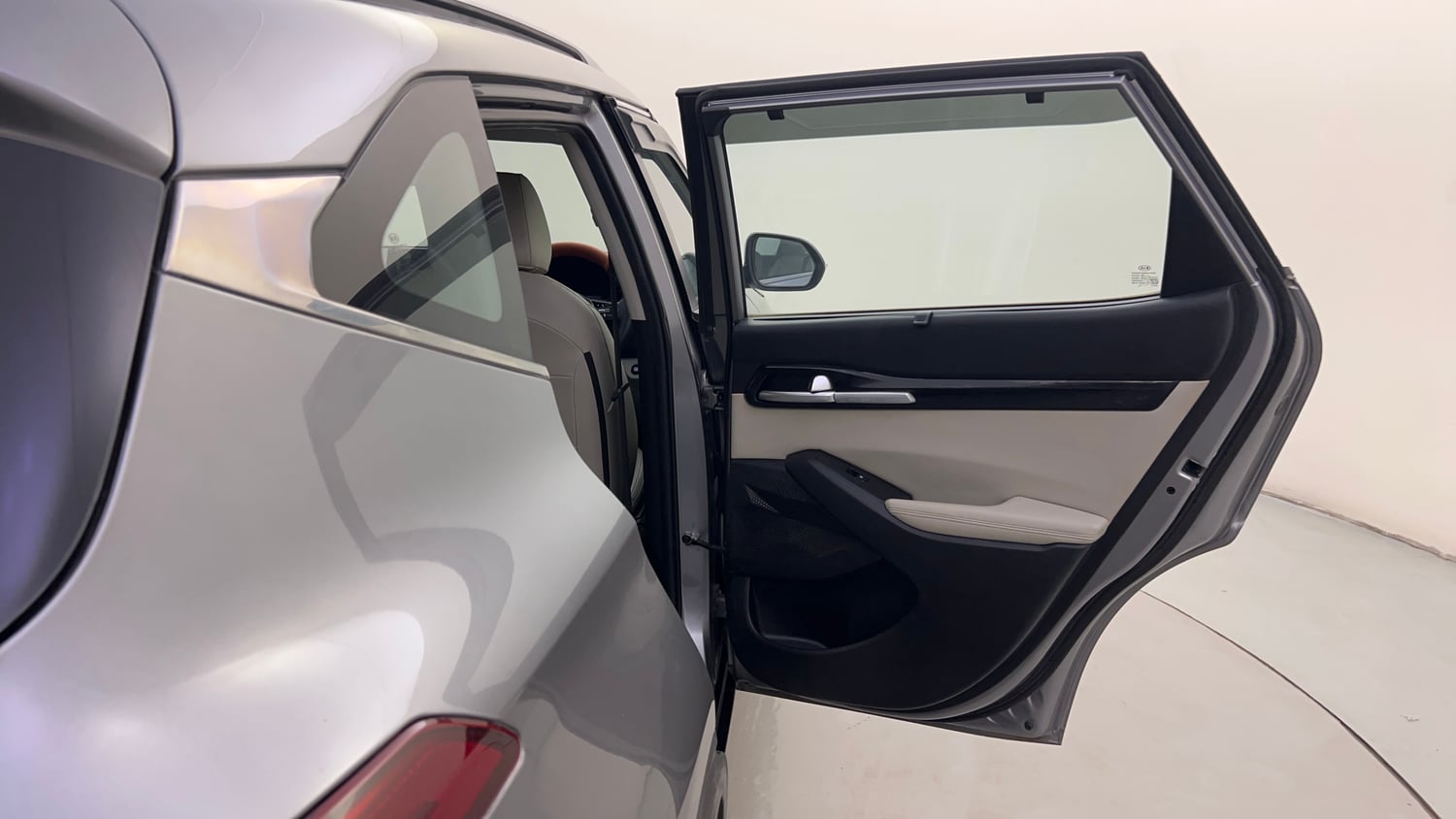 Used 2020 kia Seltos HTX IVT 1.5 Petrol Automatic interior RIGHT REAR DOOR OPEN VIEW
