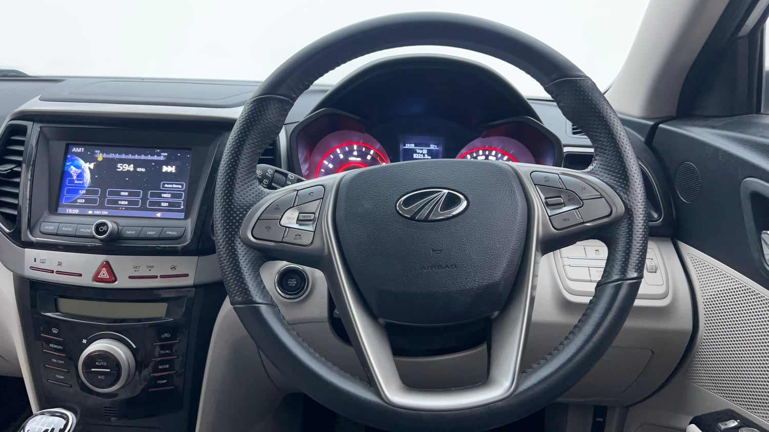 Used 2021 Mahindra XUV 300 W8 (O) 1.2 Petrol Petrol Manual interior STEERING VIEW