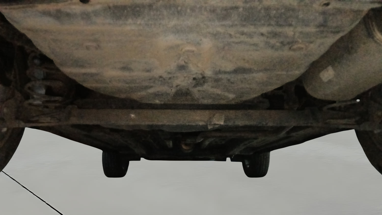 Used 2022 Tata Punch Creative AMT Petrol Automatic extra REAR UNDERBODY VIEW (TAKEN FROM REAR)