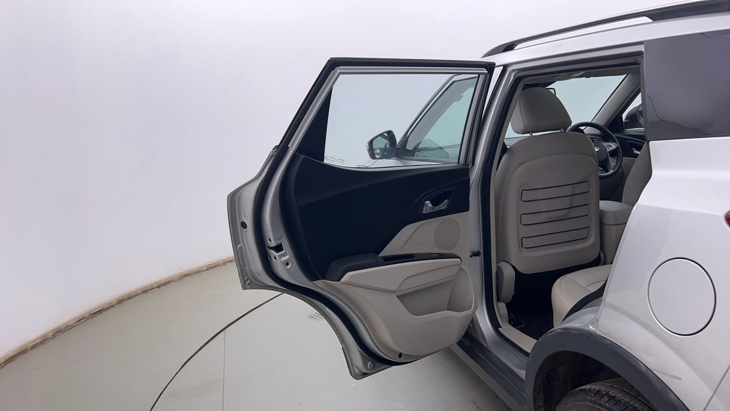 Used 2021 Mahindra XUV 300 W8 (O) 1.2 Petrol Petrol Manual interior LEFT REAR DOOR OPEN VIEW