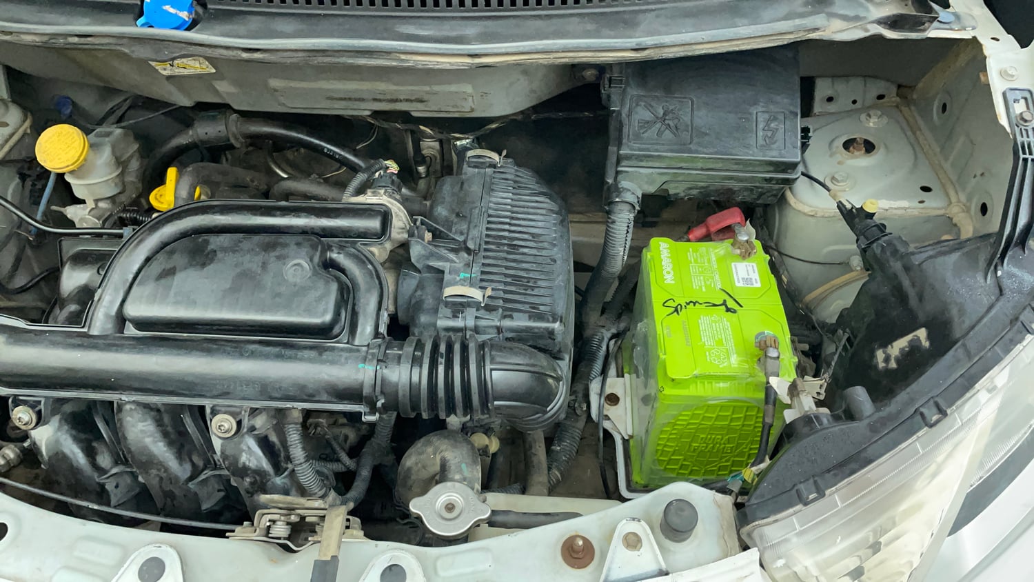 Used 2017 Datsun Redi-GO T (O) Petrol Manual engine ENGINE LEFT SIDE VIEW