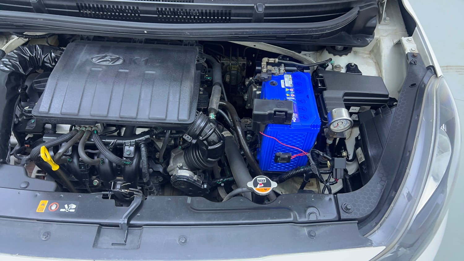 Used 2022 Hyundai Grand i10 Nios Magna 1.2 Kappa VTVT CNG Cng Manual engine ENGINE LEFT SIDE VIEW