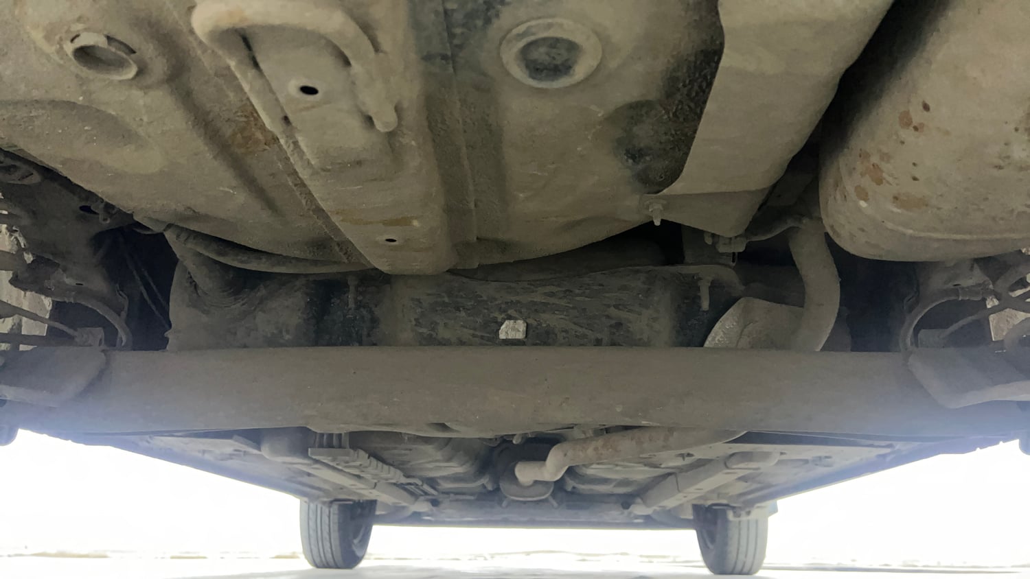 Used 2019 Hyundai Santro Sportz AMT Petrol Automatic extra REAR UNDERBODY VIEW (TAKEN FROM REAR)