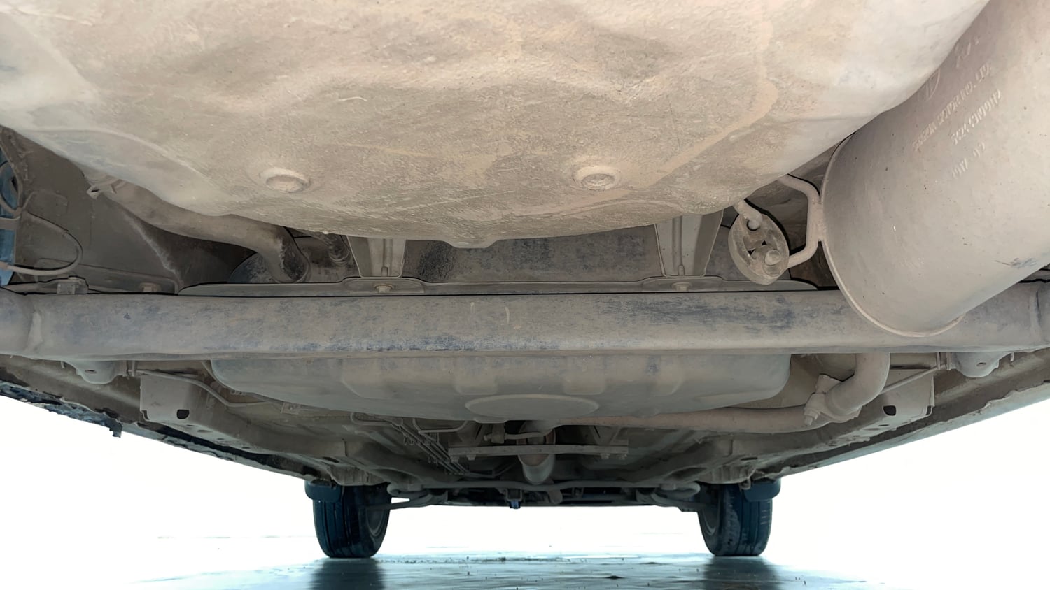 Used 2018 Tata Tigor Revotron XZ (O) Petrol Manual extra REAR UNDERBODY VIEW (TAKEN FROM REAR)