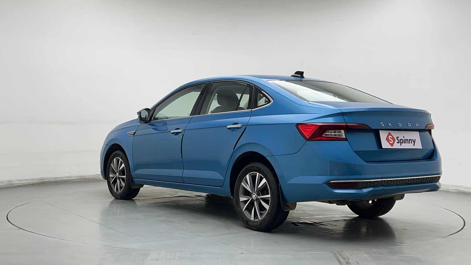 Used 2022 Skoda Slavia Style 1.5L TSI DSG Petrol Automatic exterior LEFT REAR CORNER VIEW