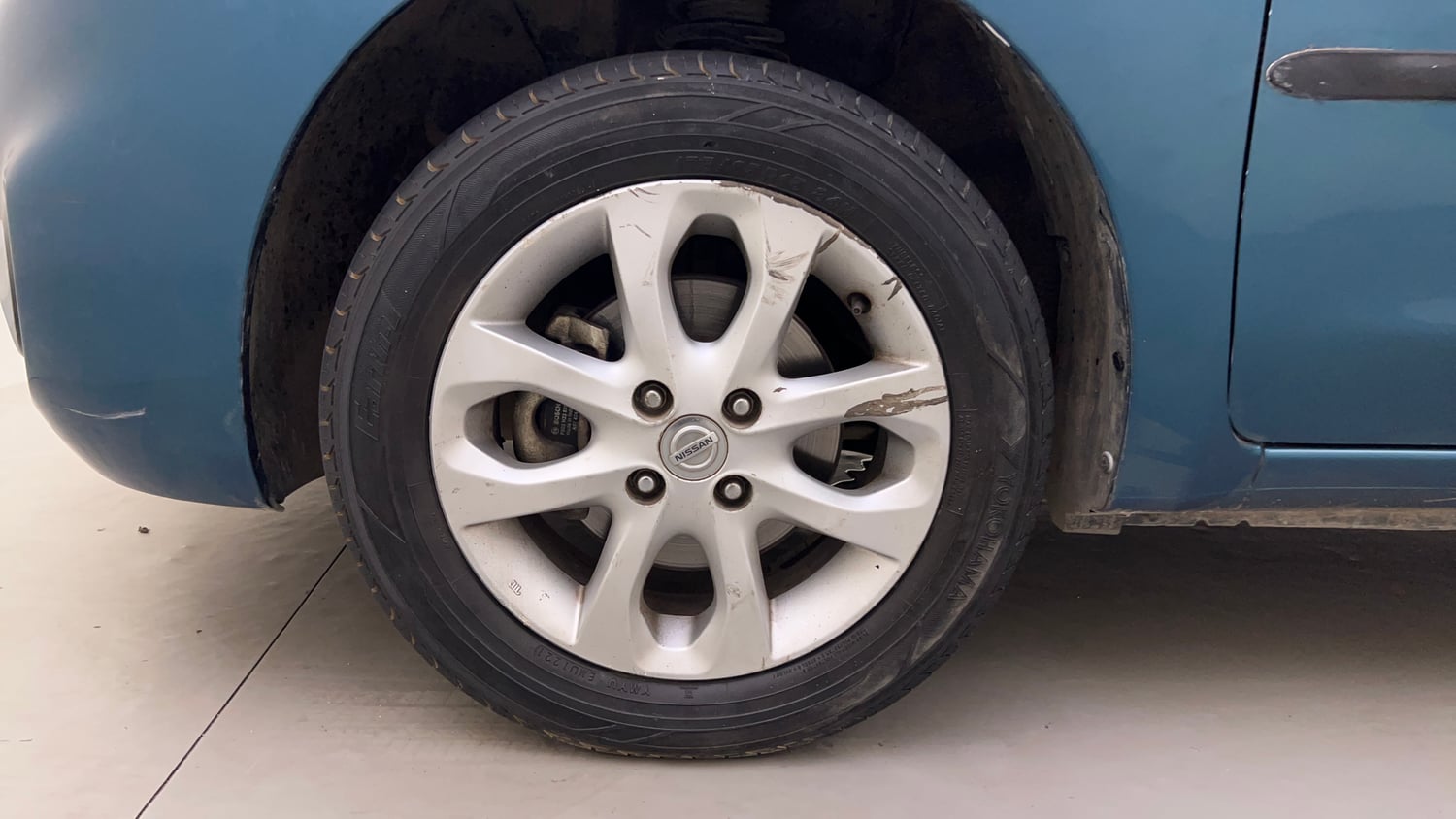 Used 2016 Nissan Micra XV CVT Petrol Automatic tyres LEFT FRONT TYRE RIM VIEW