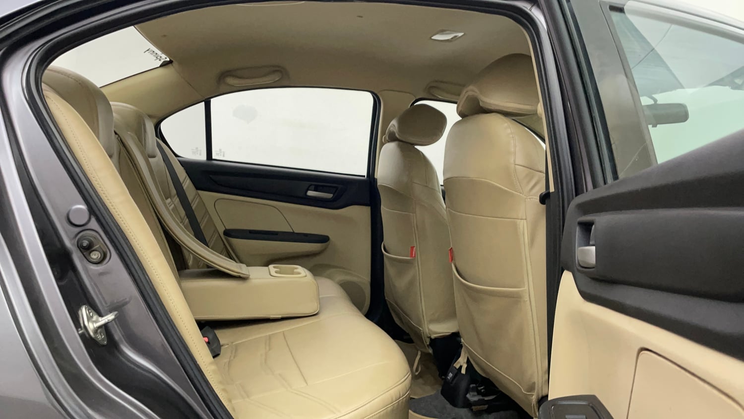 Used 2018 Honda Amaze 1.2 S CVT Petrol Petrol Automatic interior RIGHT SIDE REAR DOOR CABIN VIEW