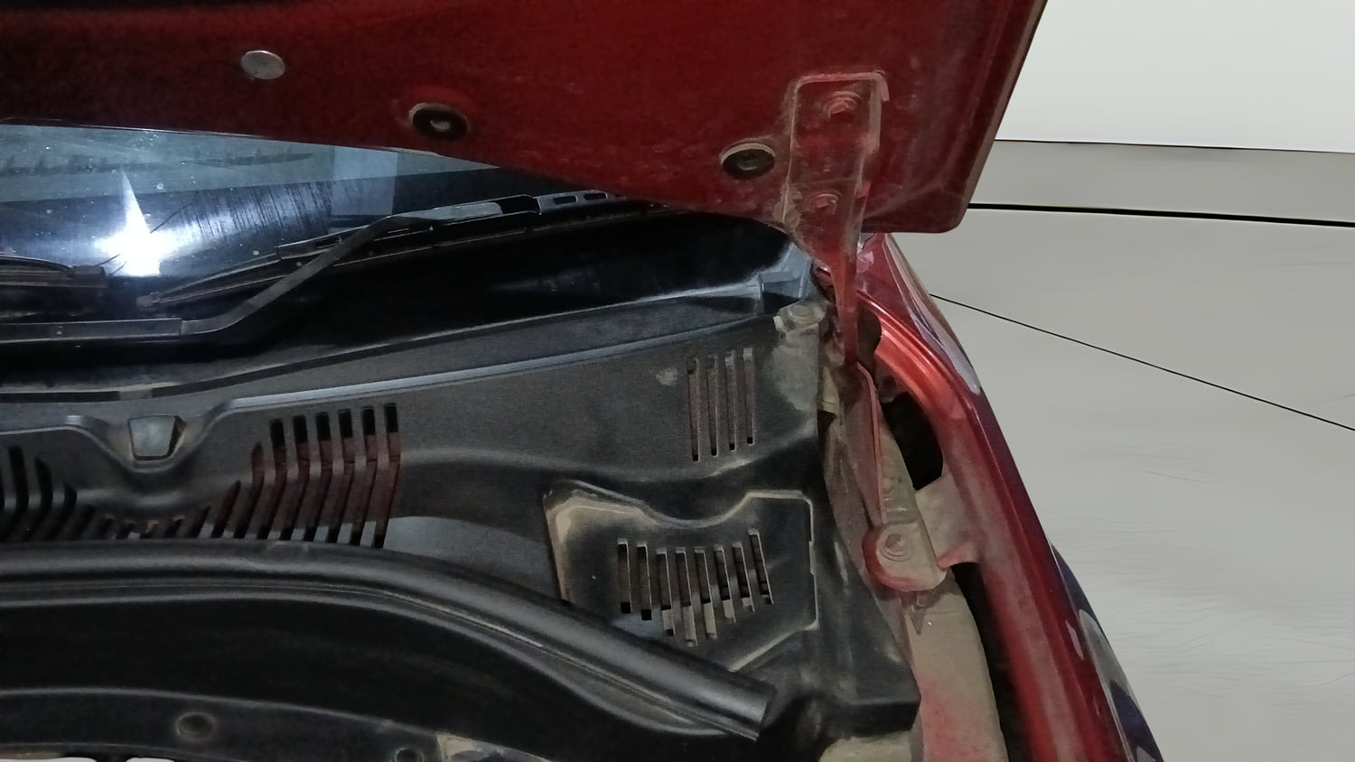 Used 2022 Tata Punch Creative AMT Petrol Automatic engine ENGINE LEFT SIDE HINGE & APRON VIEW